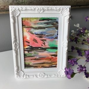 Lovely Star * Original Watercolor Abstract Art